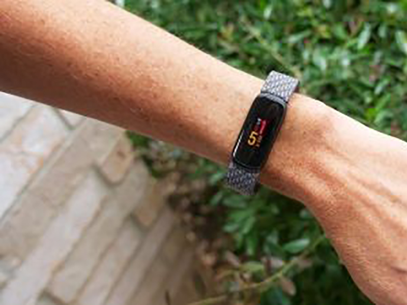 Fitbit Luxe on wrist