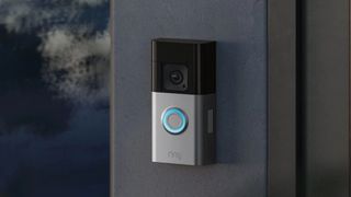 Ring Battery Doorbell Pro on doorway