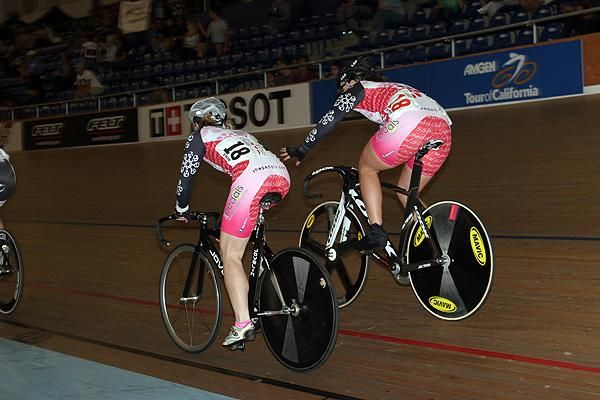 Heather Albert hand slings Dena Eaton (She Pedals Cycling)