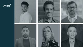 Six headshots of new Vizrt hires.