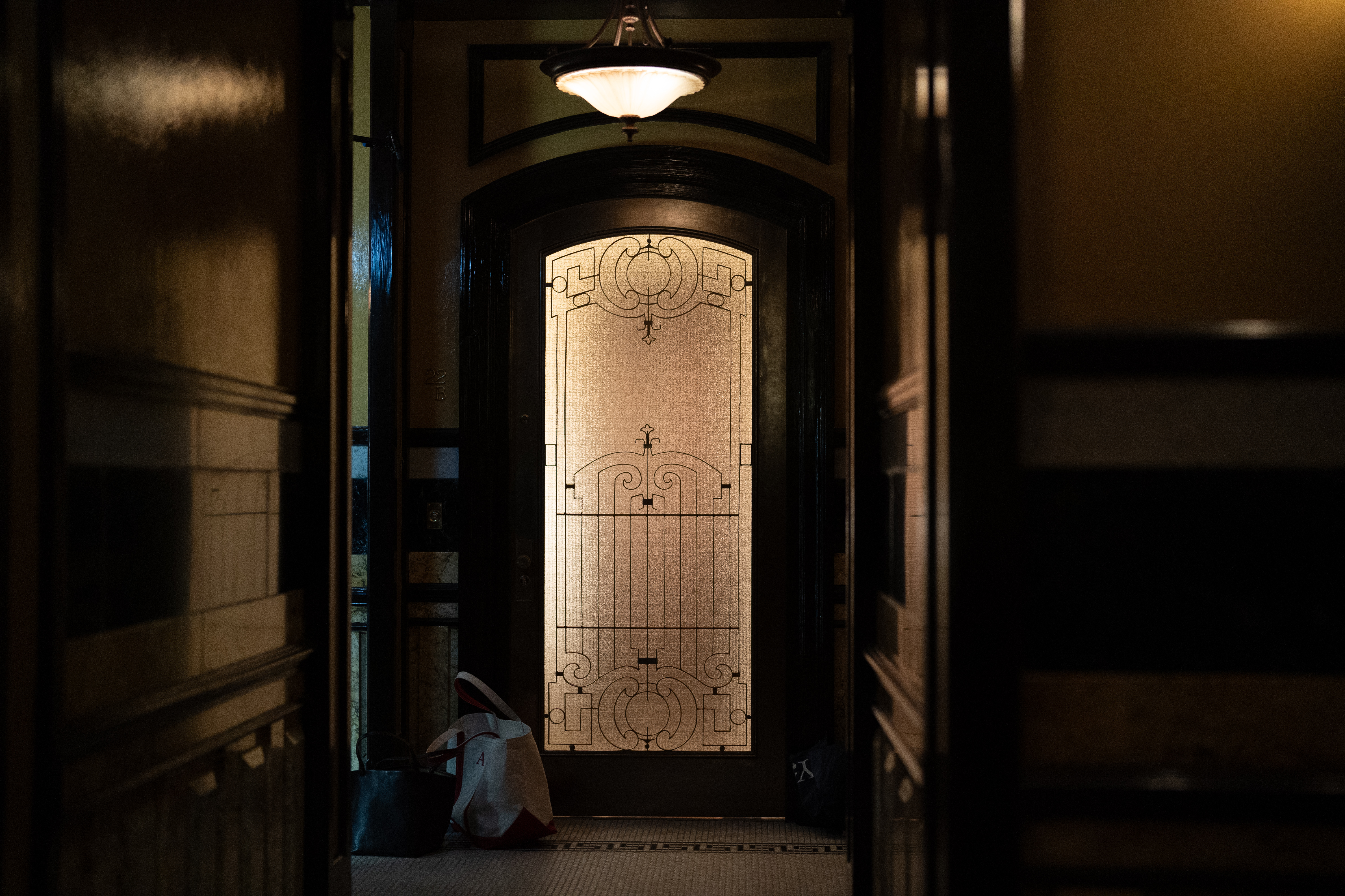 Interior of Alma&#039;s apartment in After the Hunt