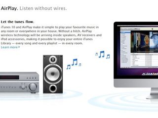 Apple airplay: stream your music wherever you like around the house