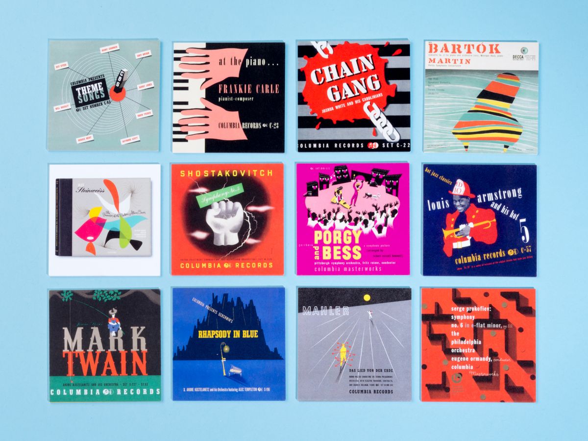 50 business cards celebrate the father of record sleeve design ...