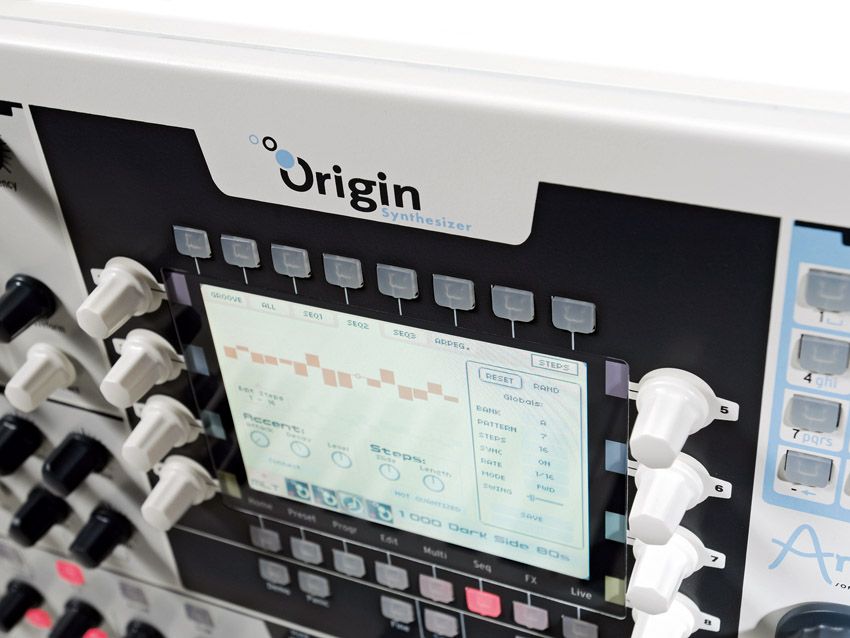 The LCD screen offers feedback for your editing - but sadly it's not touchscreen.