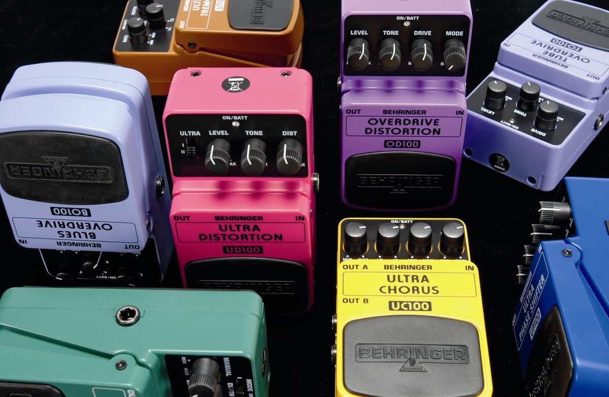 Behringer's unbelievably affordable pedals.