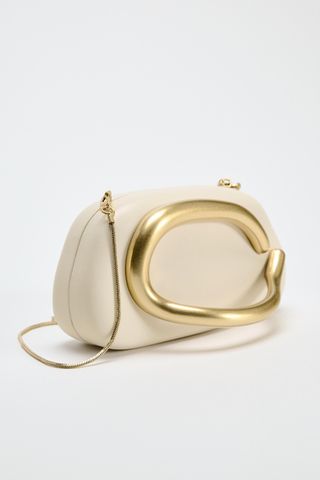 Gold Clasp Box Bag