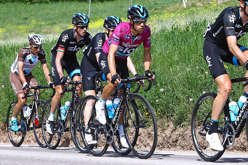 Race leader Richie Porte (Team Sky)