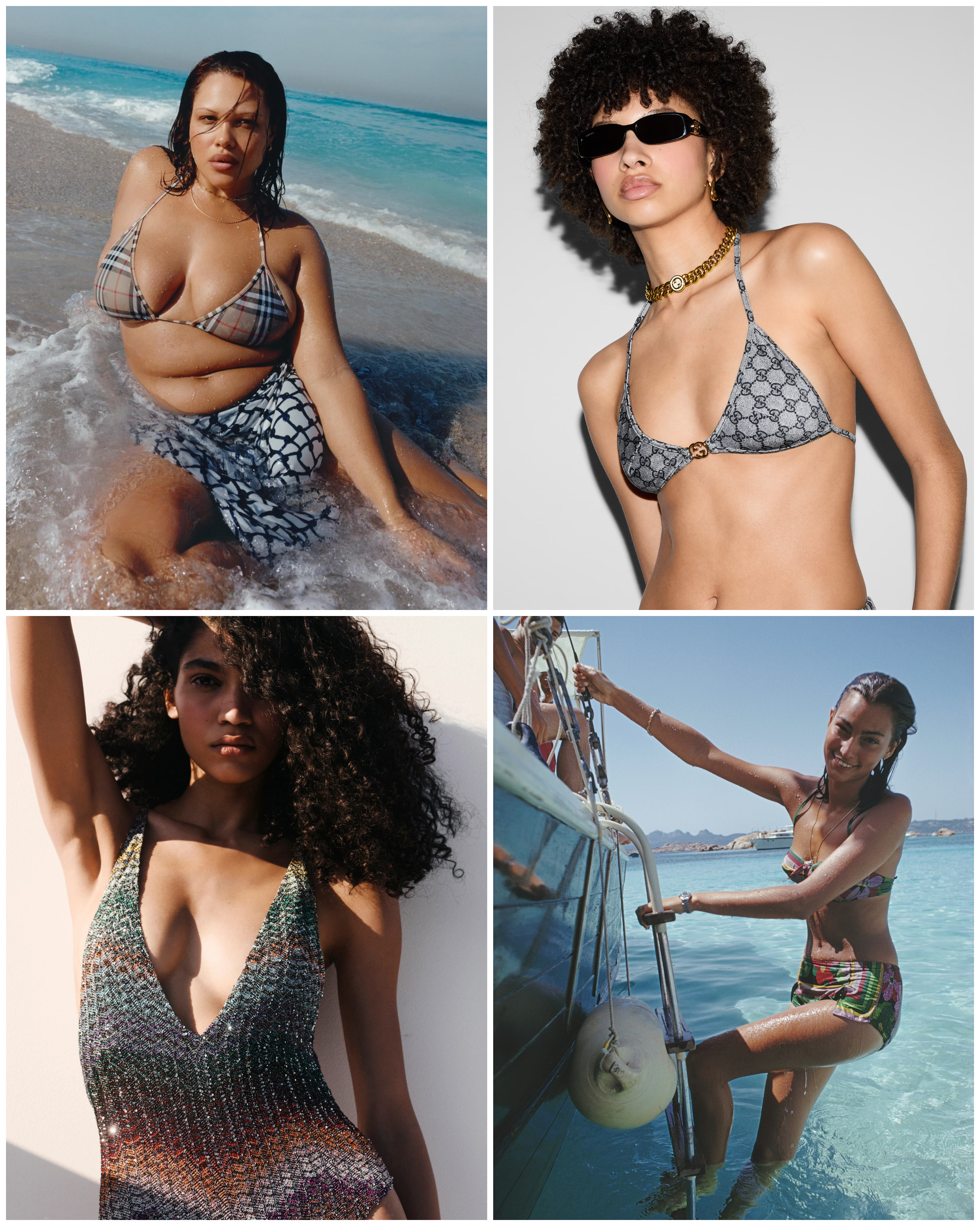 the legacy prints 2025 swimwear trend at Getty Images, Pucci, Missoni, Burberry