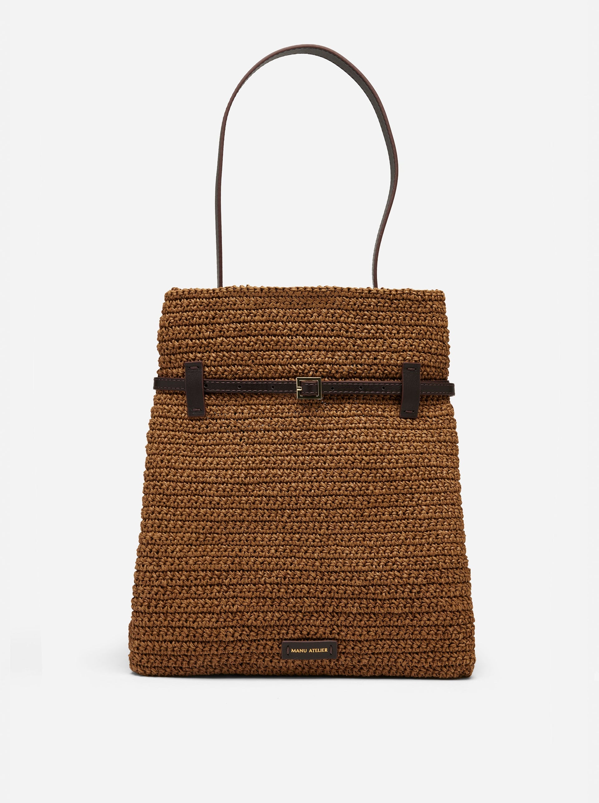 Tote Du Jour Bitter Brown Crochet