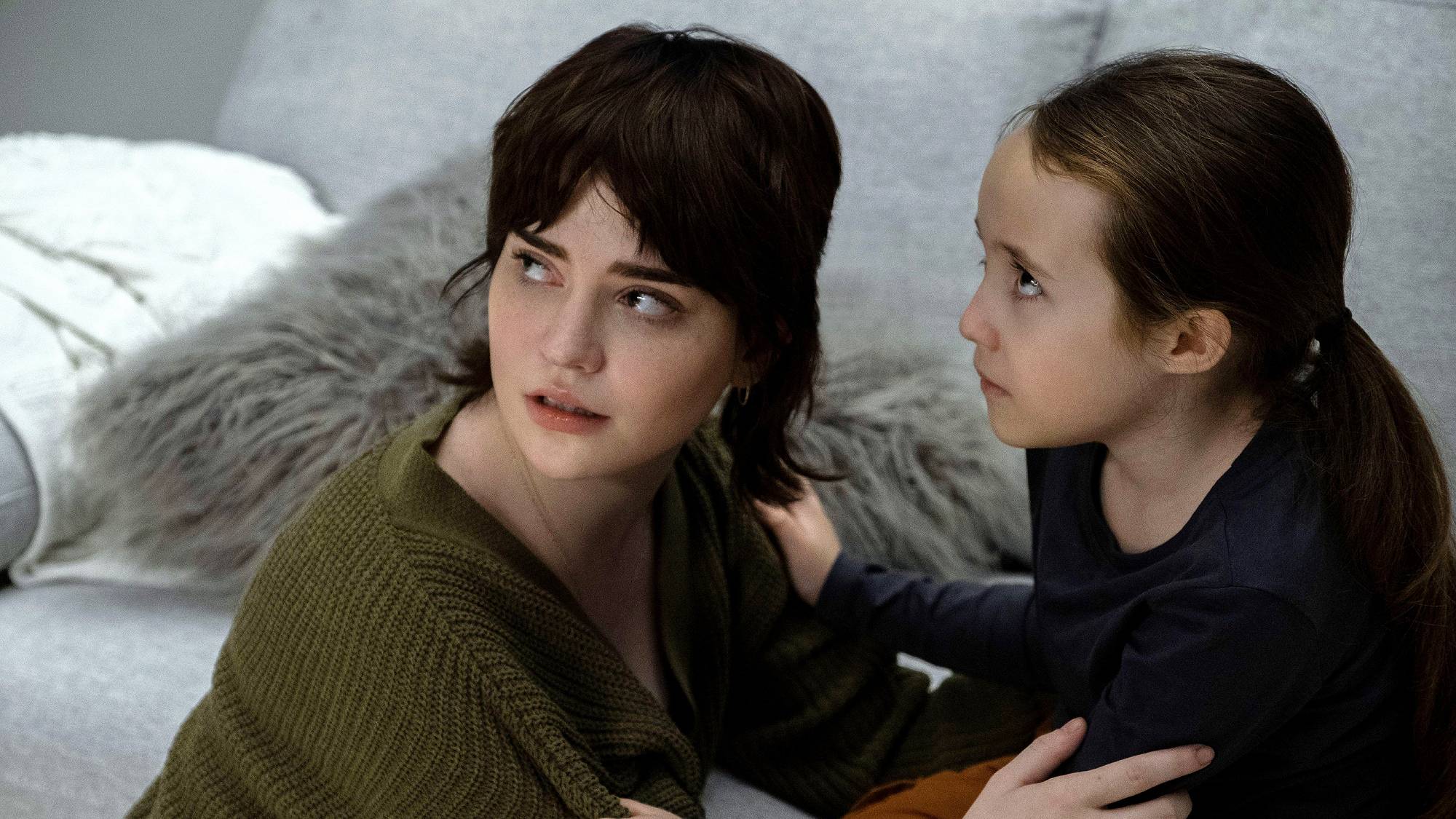 Sophie Thatcher and Vivien Lyra Blair in &quot;The Boogeyman&quot; movie (2023)