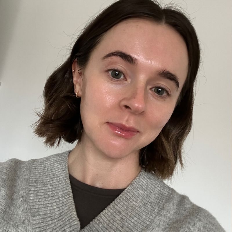 Grace Day after applying Tatcha's The Kissu Lip Mask