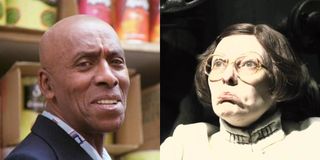 Scatman Crothers on the left, Tilda Swinton on the right