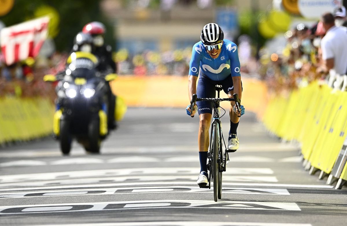 Tour de France 2021 108th Edition 11th stage Sorgues Malaucene 1989 km 07072021 Enric Mas ESP Movistar Team photo GVGBettiniPhoto2021