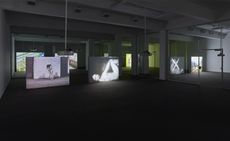 Installation view of a gallery