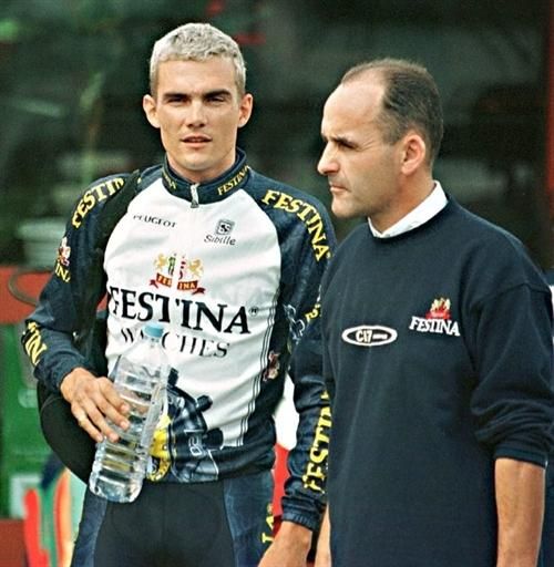 Former Festina rider Richard Virenque at the 1998 Tour.