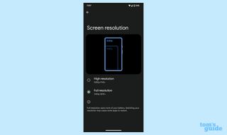 pixel 7 pro features: screen resolution