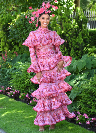 Maya Jama attends Royal Ascot at Ascot Racecourse on June 14, 2022 in Ascot, England