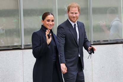 Prince Harry, Duke of Sussex, and Meghan, Duchess of Sussex, visit One World Observatory