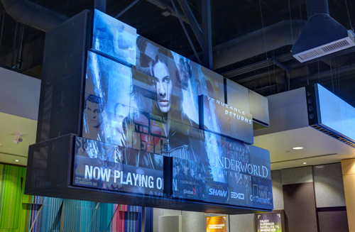 Christie MicroTiles for Shaw Communications Retail Stores