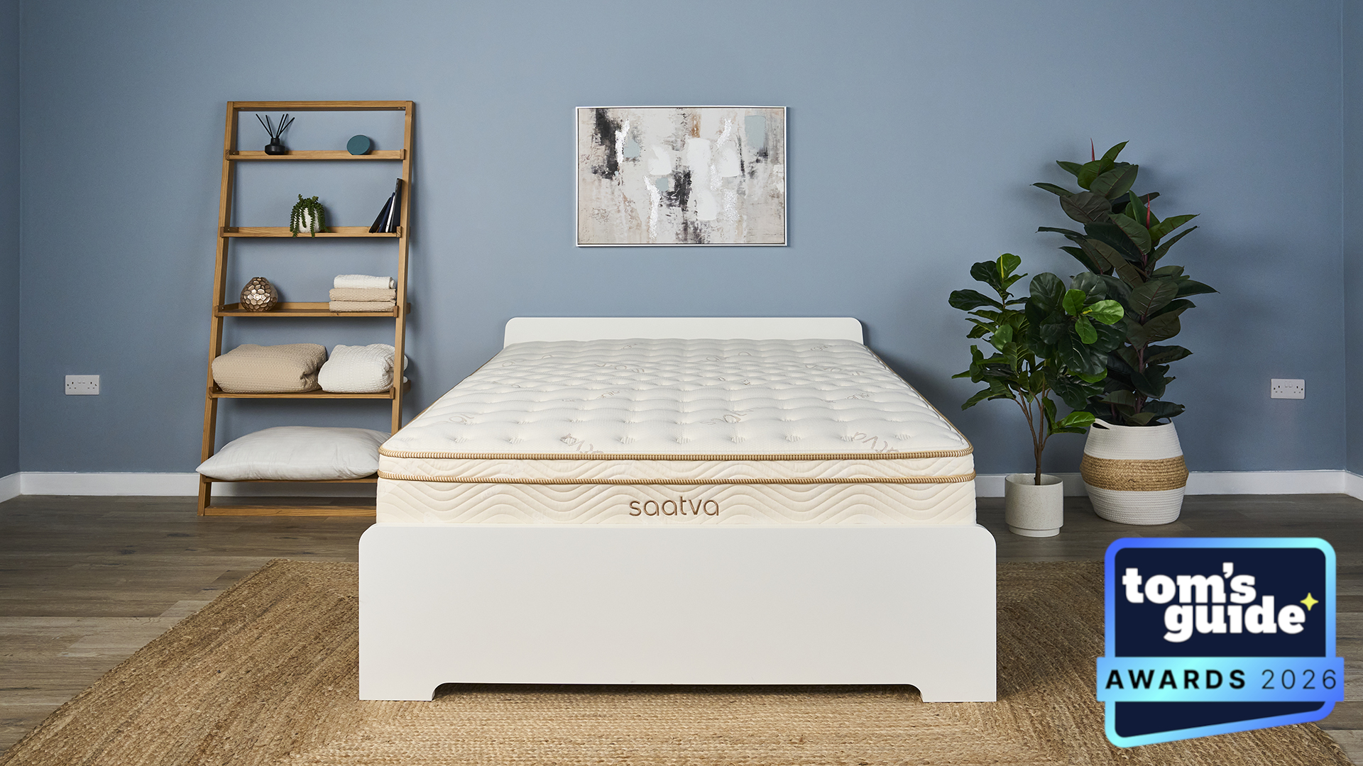 The Saatva Classic mattress with a TG Awards 2026 badge