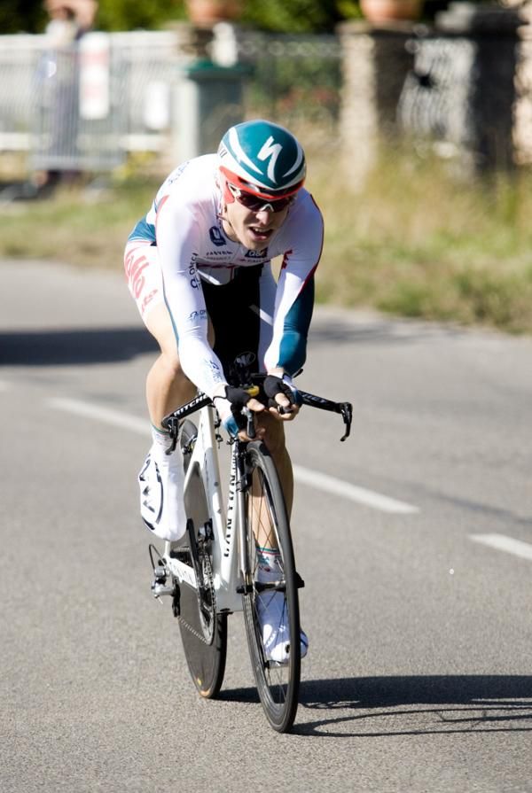 Greg Van Avermaet (Omega Pharma-Lotto) was just one second off the pace.