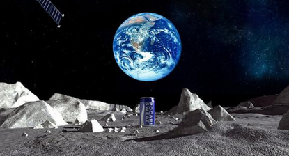 Japanese beverage company unveils plan to put first ad on the moon