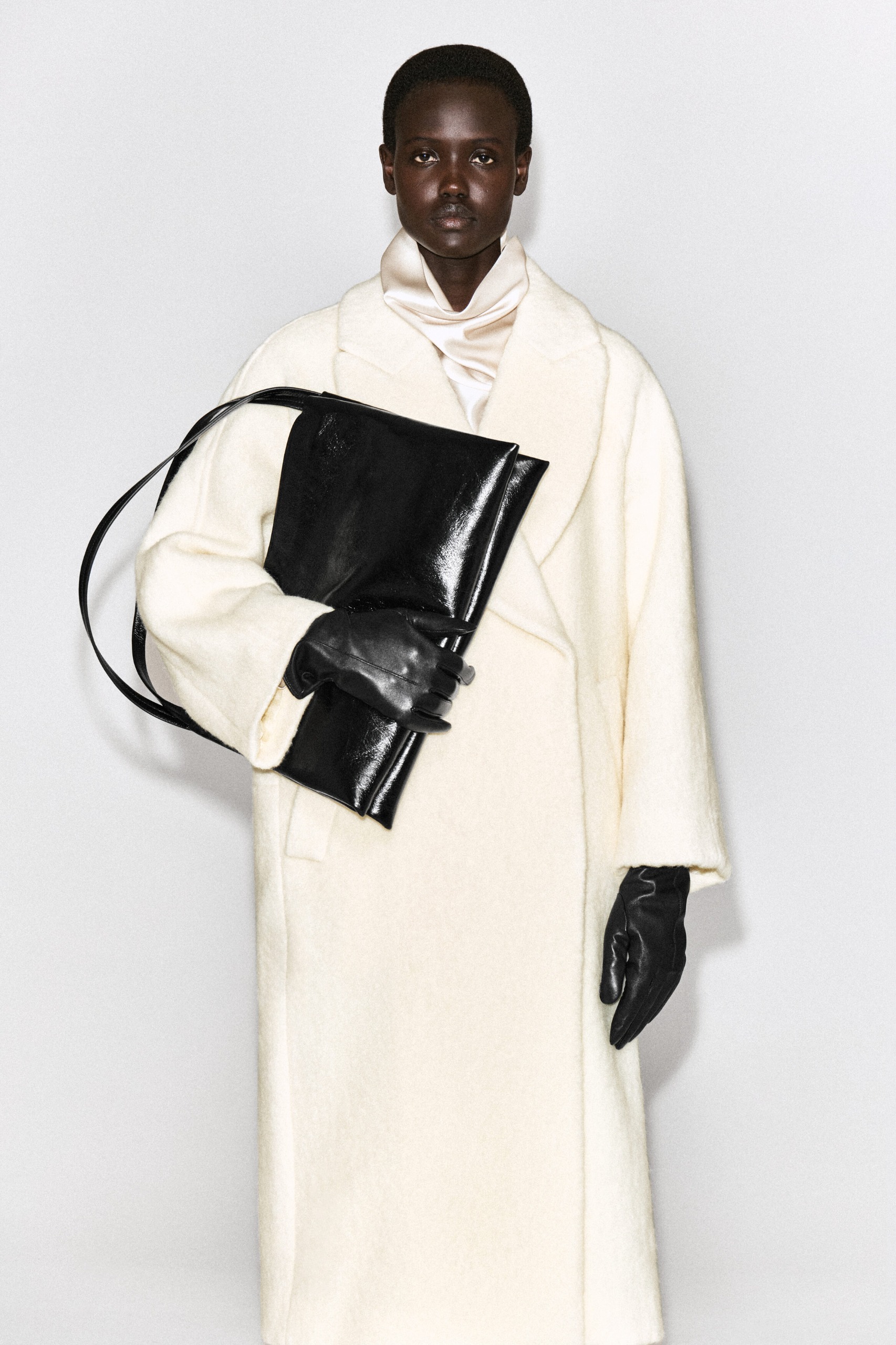 Cashmere Wool-Lined Leather Gloves