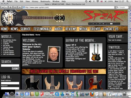 Spear Guitars launches new UK website | MusicRadar