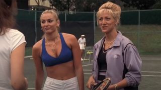 The famous FBI tennis scene in The Sopranos on HBO.