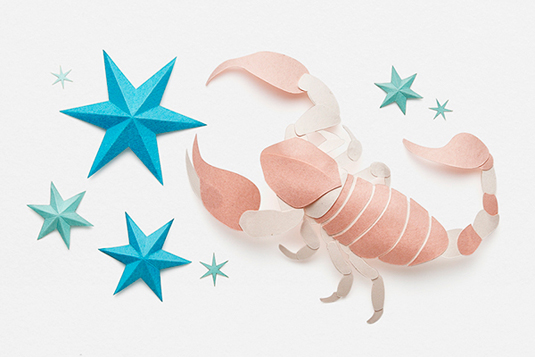 astrology paper art