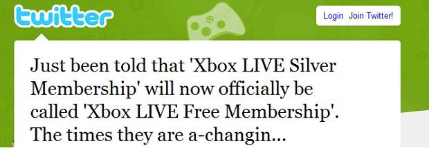 gips nauwelijks luisteraar Xbox Live Silver gets renamed to "Xbox Live Free" | GamesRadar+
