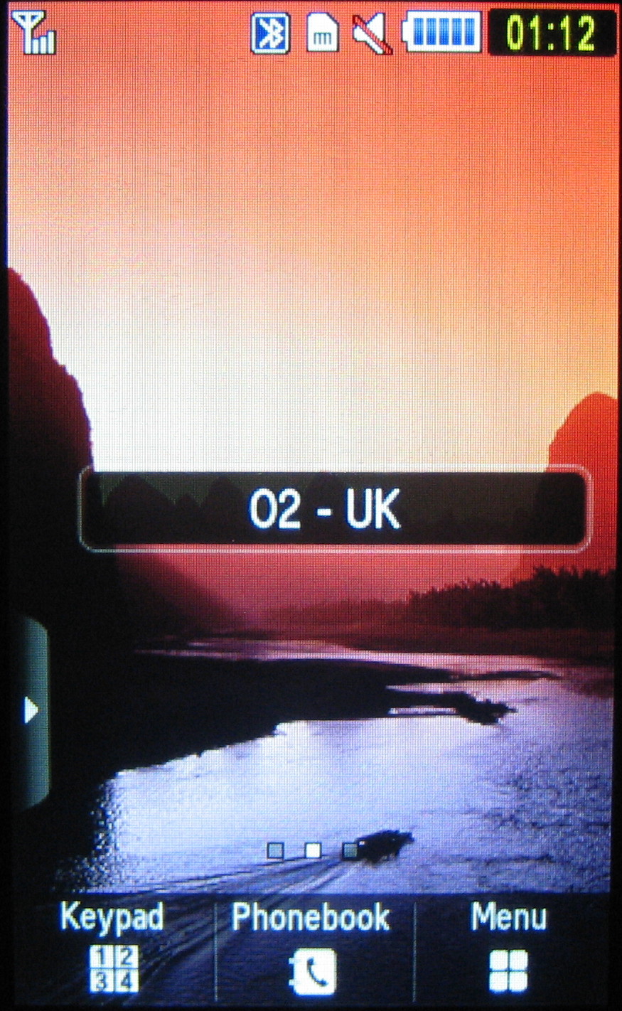 home screen