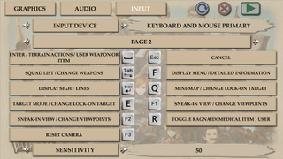 Valkyria Chronicles - Launcher Key Options