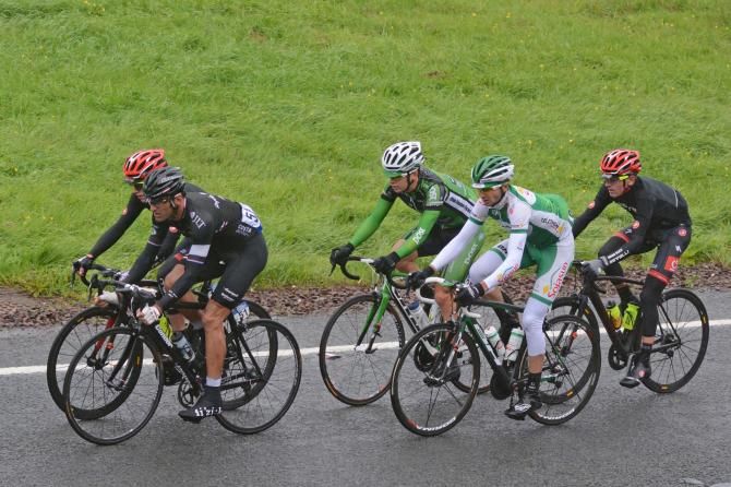 Kristian House leads the day's break