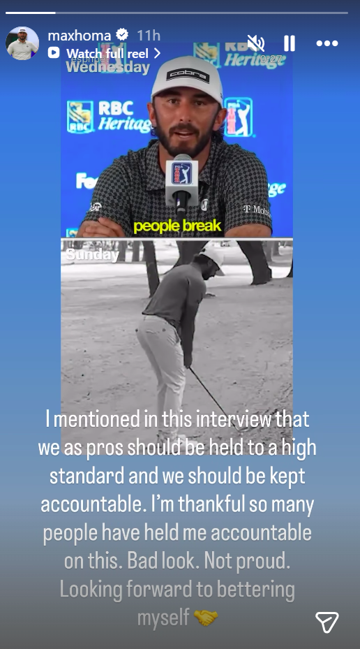 A post from Max Homa on Instagram