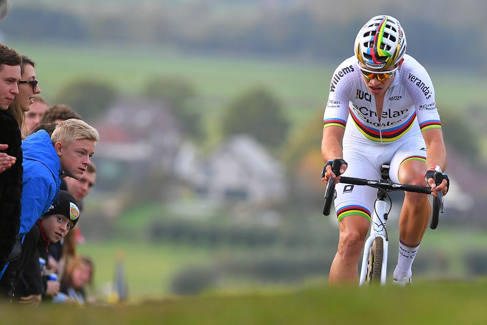 World champion Wout Van Aert at Koppenbergcross