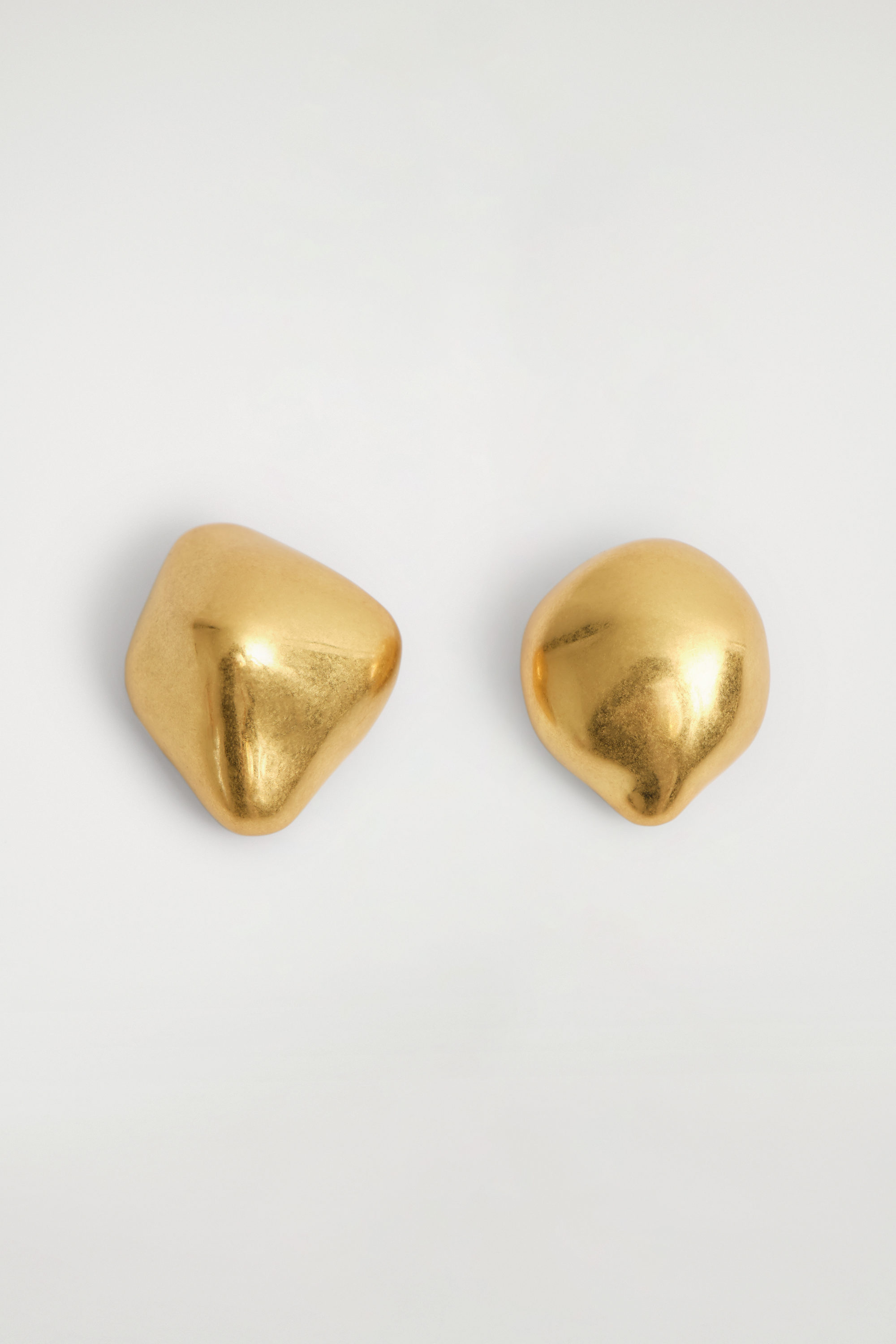Mismatched Molten Stud Earrings