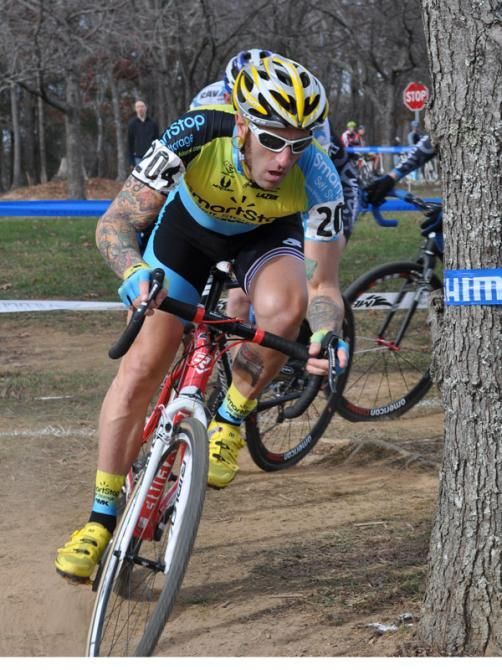Adam Myerson (Team SmartStop/Mountain Khakis) got a great start.