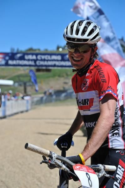 Tad Elliott is all smiles about his victory.