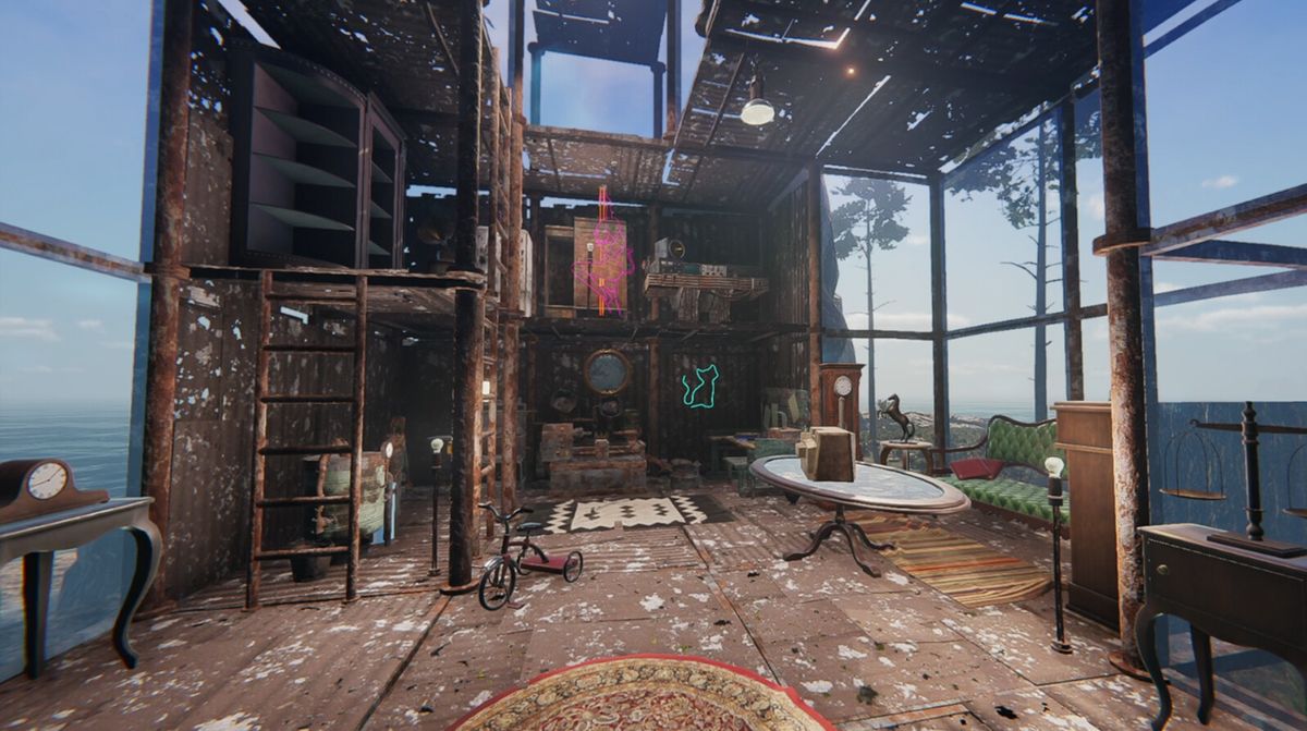 An image from flooded world survival game Sunkenland