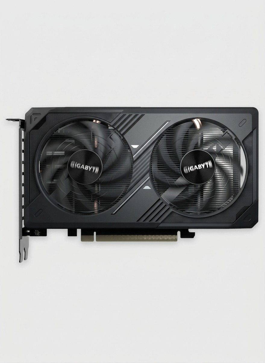 A Gigabyte RTX 5050 graphics card