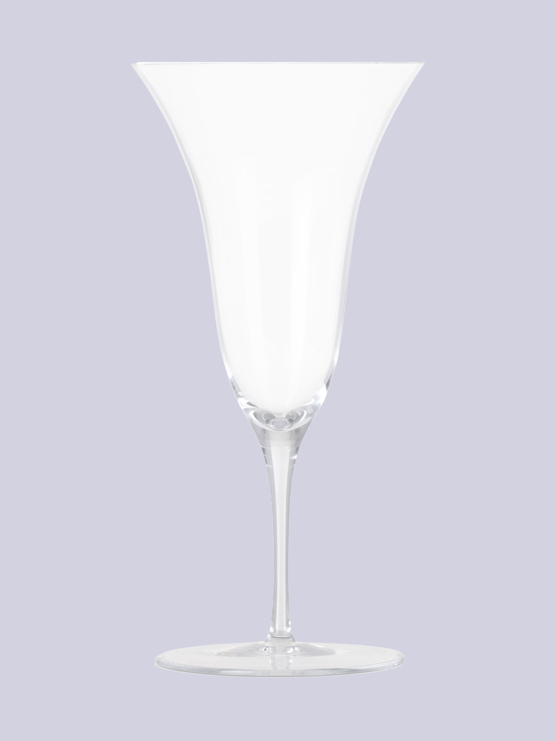 A calla lily wine glass from Gohar World