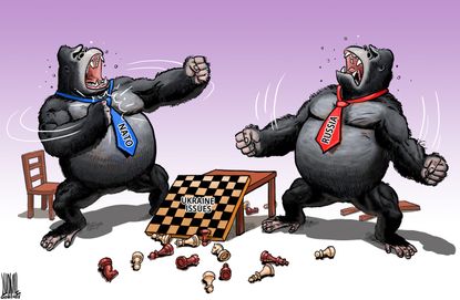 
Political cartoon World Ukraine Russia Issues