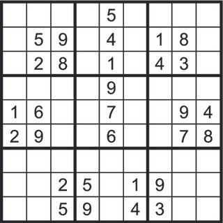 Sudoku puzzle