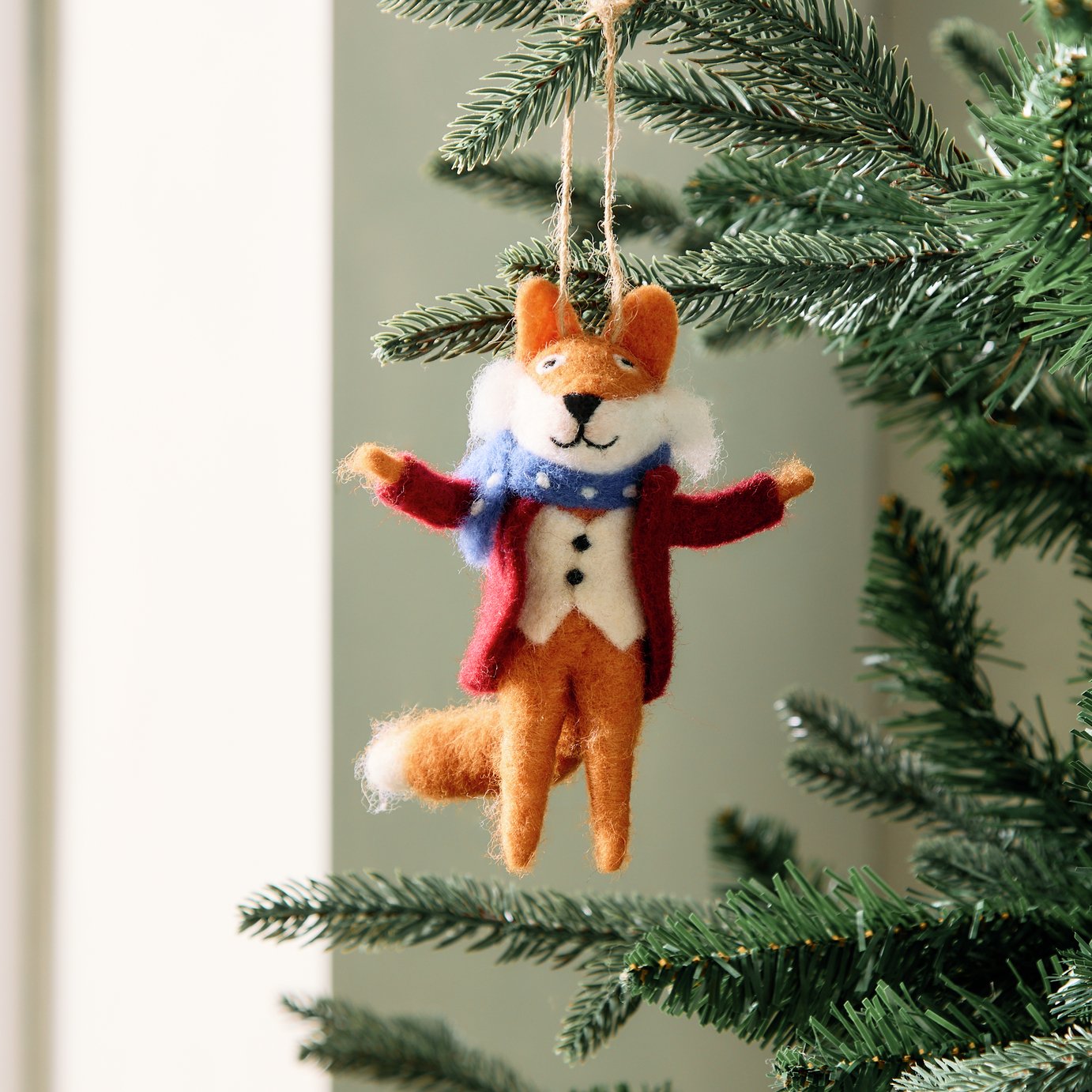 Habitat Single Fantastic Mr.fox Hanging Christmas Ornament