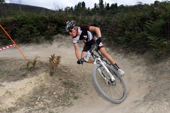 U17 rider Callum Carson