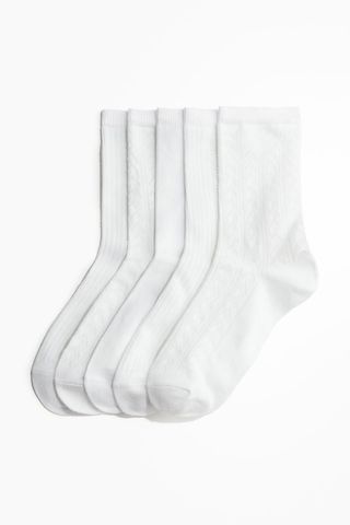 5-Pack Ribbed Socks