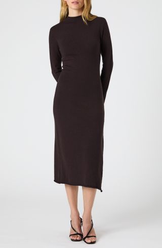 French Connection, Cosysoft Long Sleeve Slit Sweater Dress