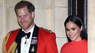 Prince Harry, Duke of Sussex and Meghan, Duchess of Sussex attend the Mountbatten Festival of Music at Royal Albert Hall on March 07, 2020 in London, England. (Photo by Karwai Tang/WireImage)