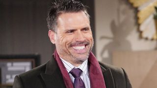Joshua Morrow as Nick smiling in The Young and the Restless